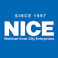 NICEロゴ SINCE1997 Nishinari Inner City Enterprises